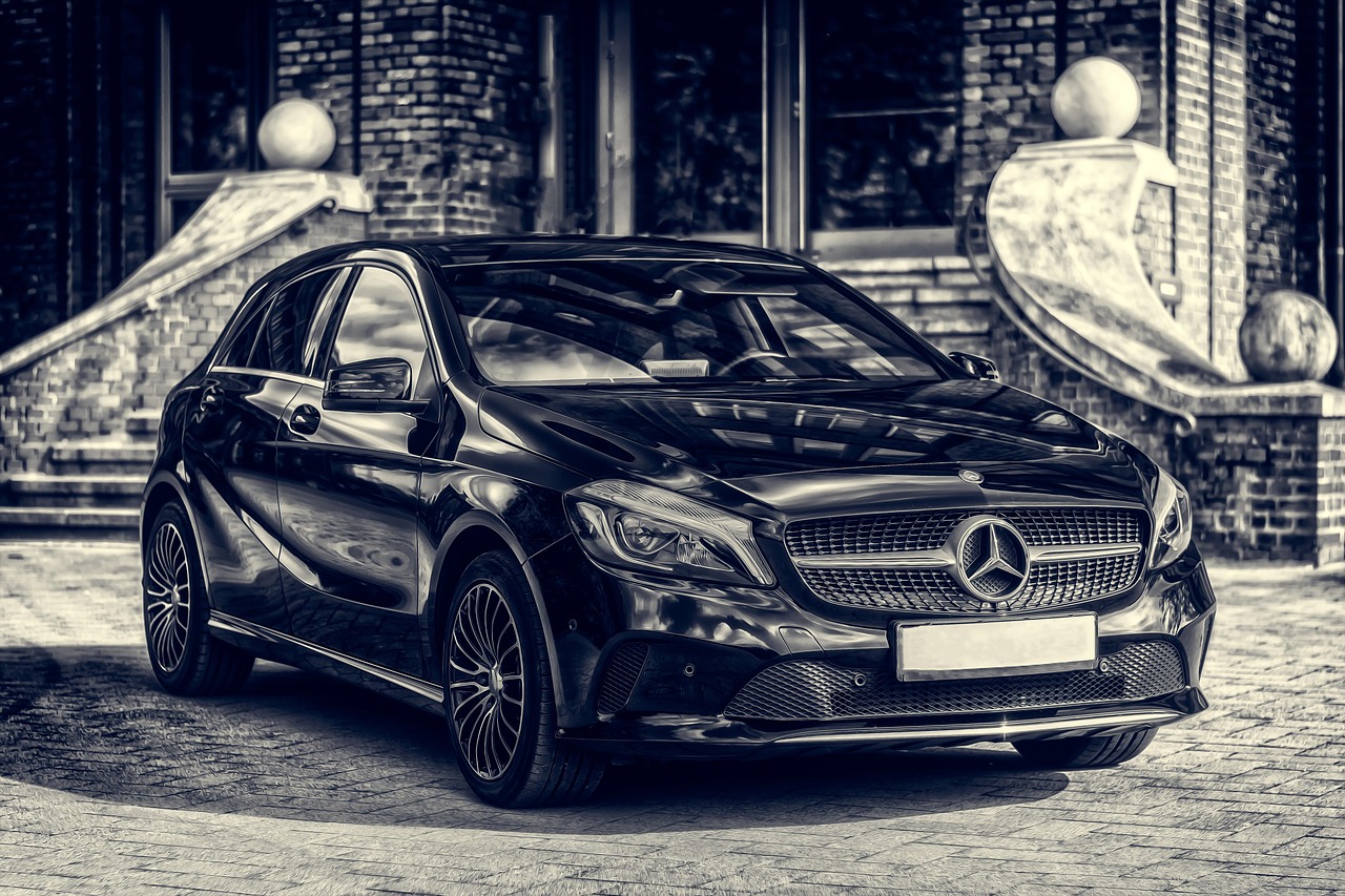 mercedes, daimler, automobile, car, mercedes benz, daimler benz, benz, a-class, car wallpapers, design, elegant, vehicle, black-and-white, dynamics, black, technology